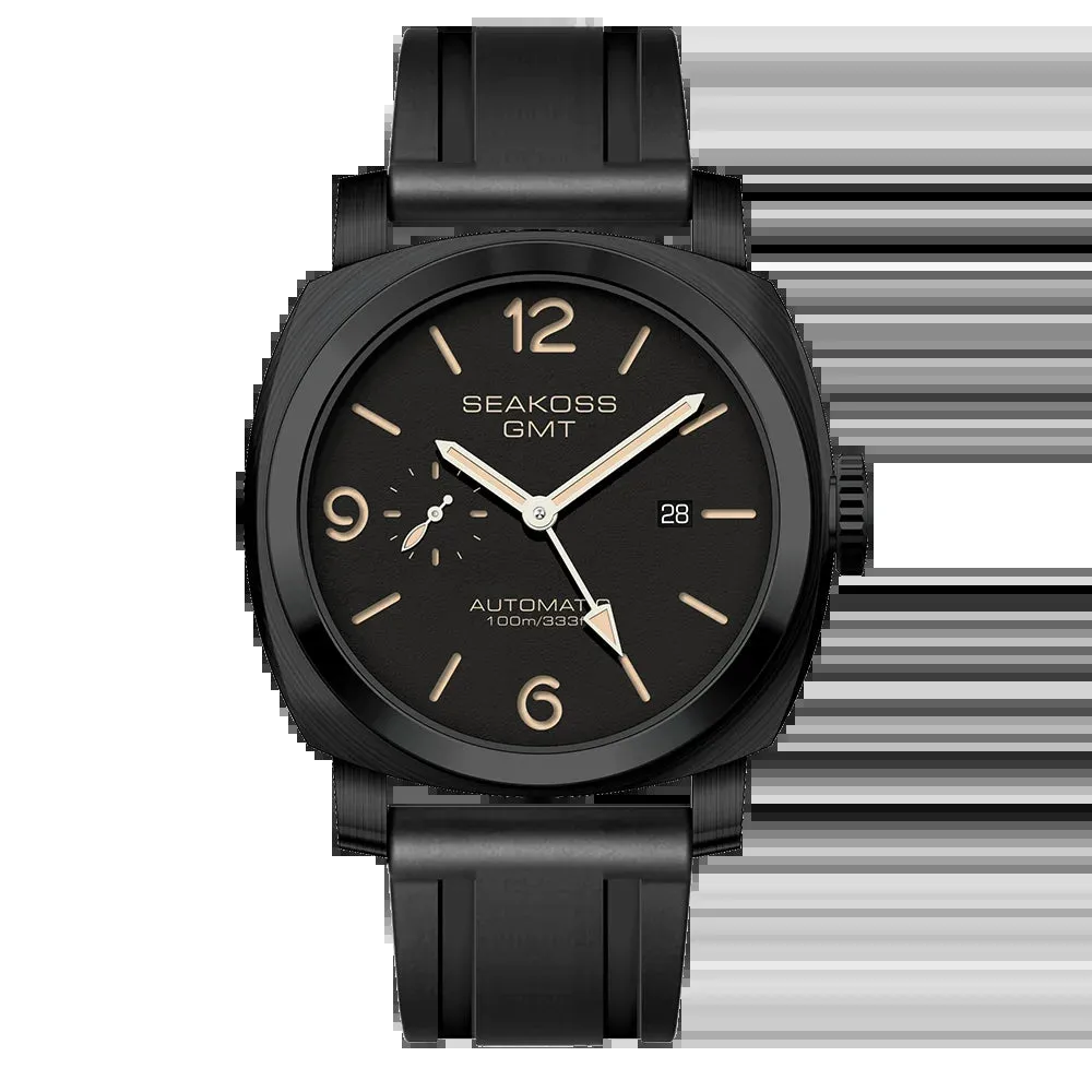 100M Diving Men GMT Automatic Mechanical Watches 1963 Clock Original Dual Time Zone Super Luminous Sapphire Wristwatches