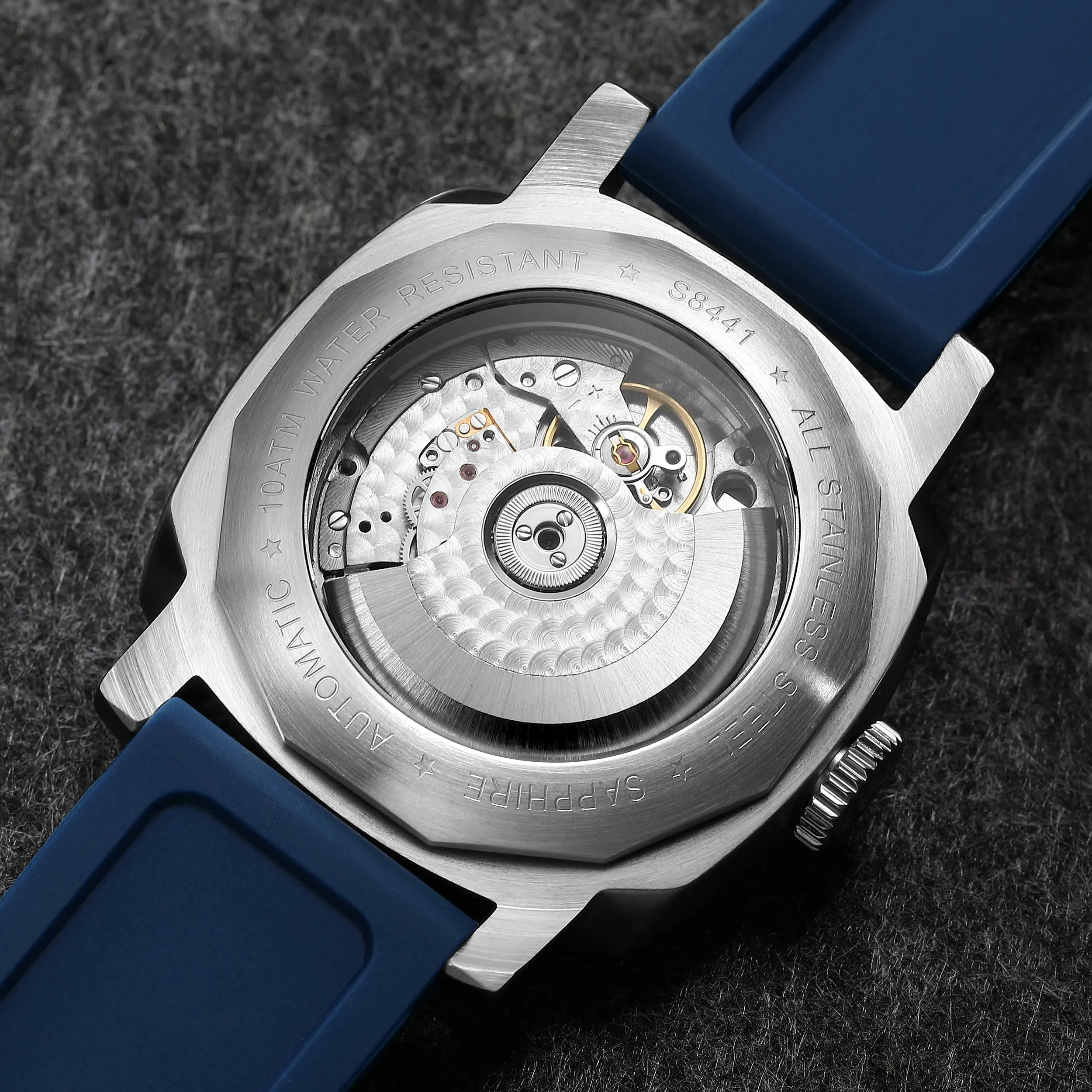 100M Diving Men GMT Automatic Mechanical Watches 1963 Clock Original Dual Time Zone Super Luminous Sapphire Wristwatches