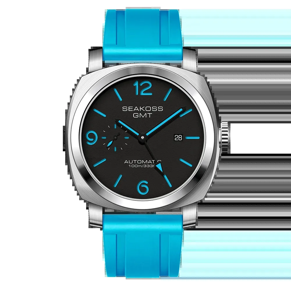 100M Diving Men GMT Automatic Mechanical Watches 1963 Clock Original Dual Time Zone Super Luminous Sapphire Wristwatches