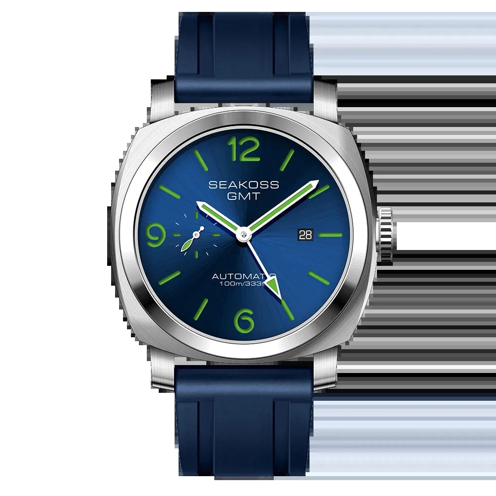 100M Diving Men GMT Automatic Mechanical Watches 1963 Clock Original Dual Time Zone Super Luminous Sapphire Wristwatches