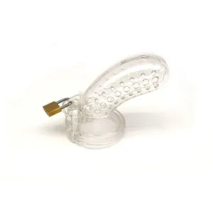 1589AR      The Stockade Clear Cage Male Chastity Device - MEGA Deal