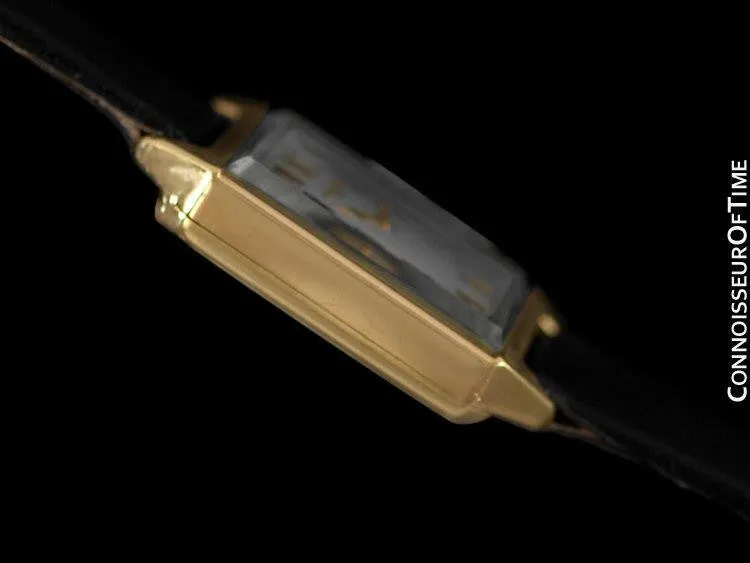 1930's Vacheron & Constantin Vintage Mens Midsize Art Deco Watch - 18K Gold