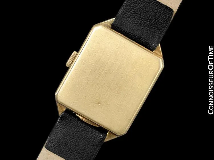 1930's Vacheron & Constantin Vintage Mens Midsize Art Deco Watch - 18K Gold