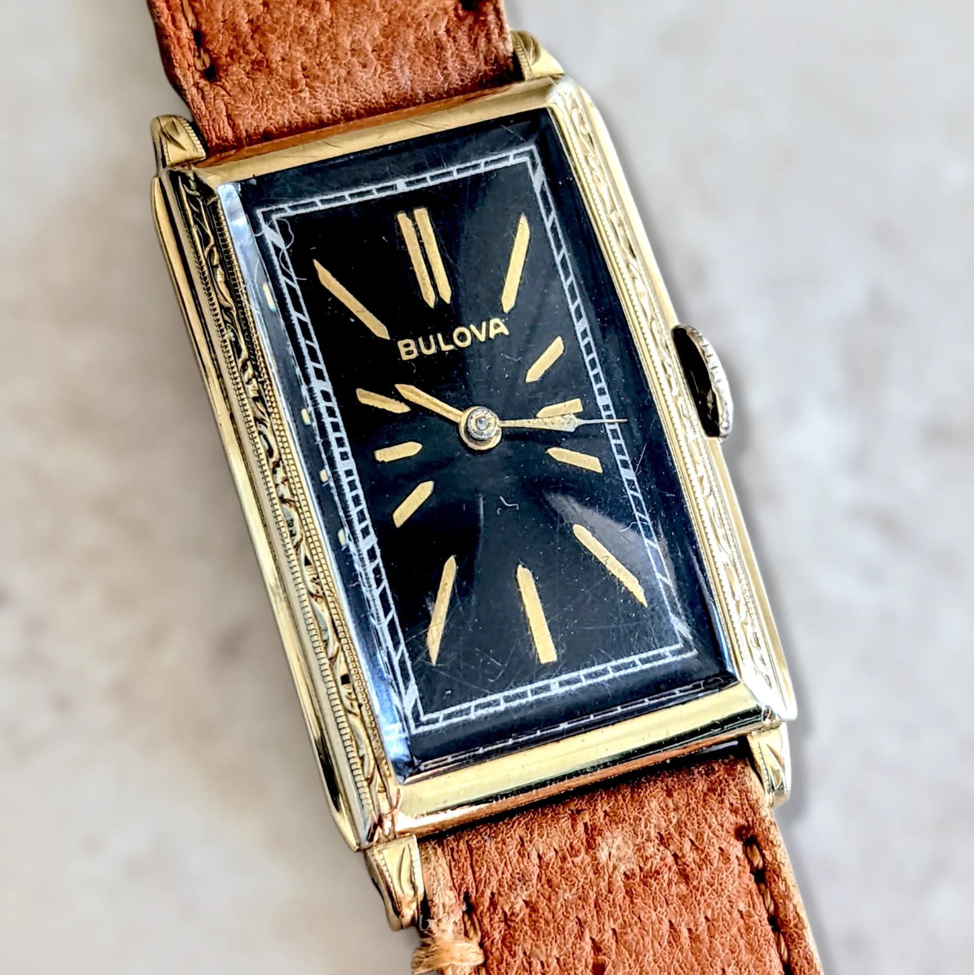 1936 BULOBA BRETON Watch 21 Jewels Cal. 8AE Swiss Made