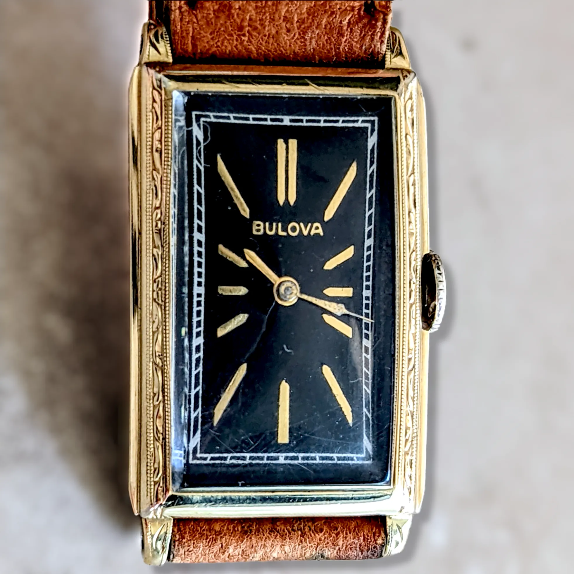 1936 BULOBA BRETON Watch 21 Jewels Cal. 8AE Swiss Made