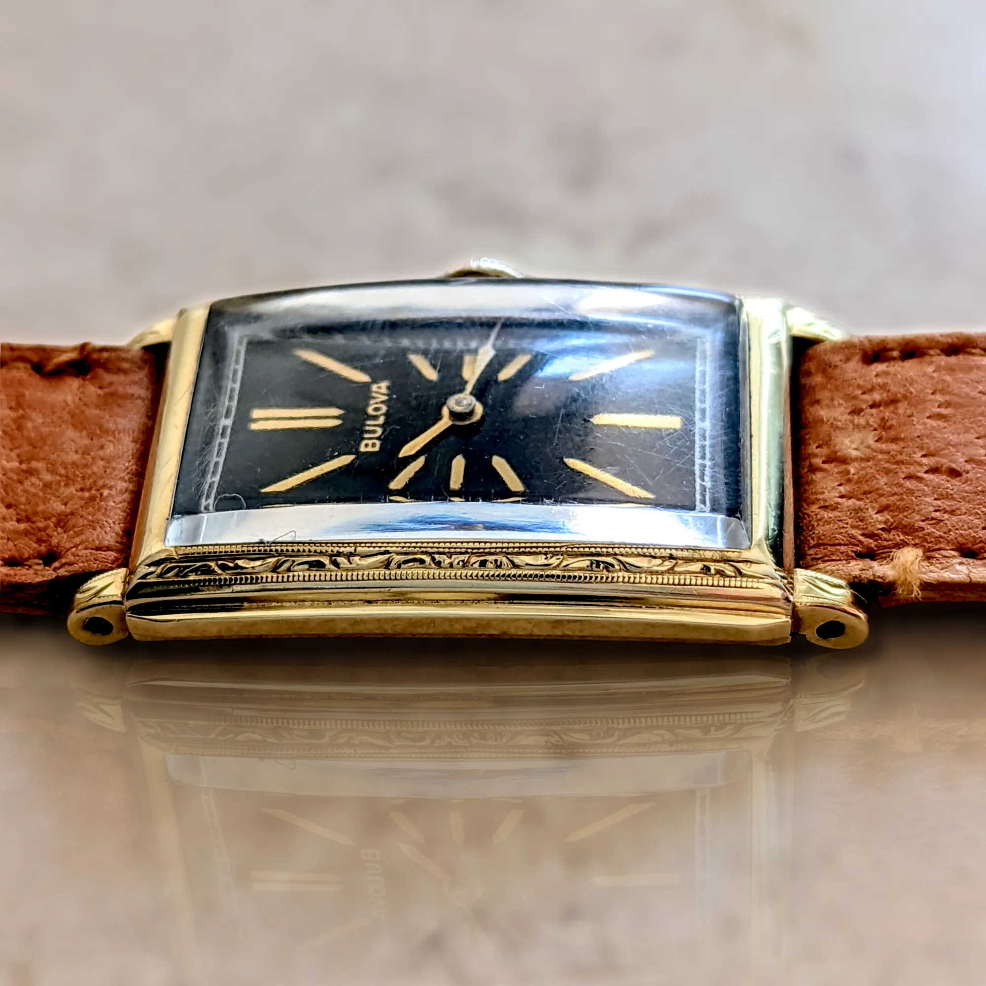 1936 BULOBA BRETON Watch 21 Jewels Cal. 8AE Swiss Made