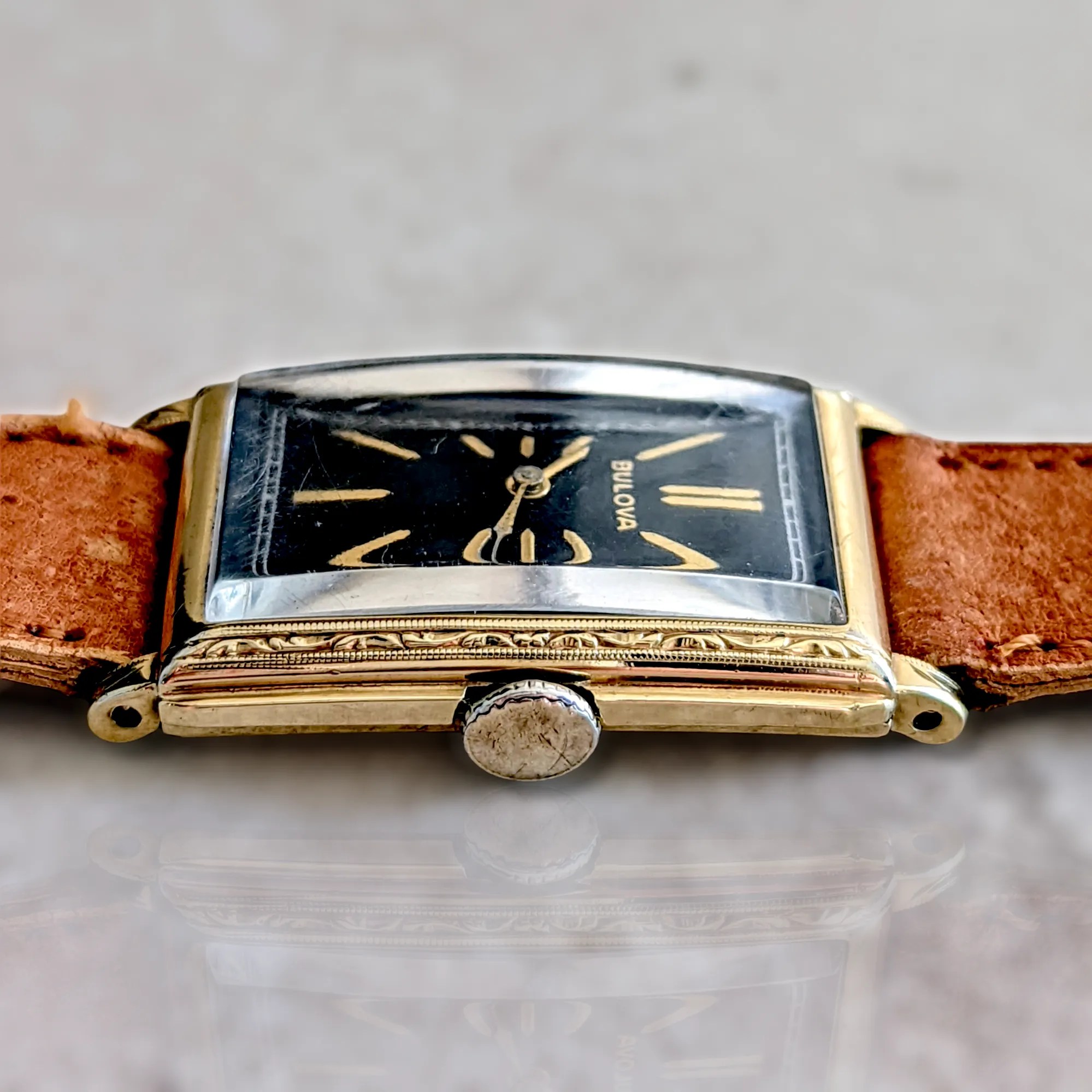 1936 BULOBA BRETON Watch 21 Jewels Cal. 8AE Swiss Made