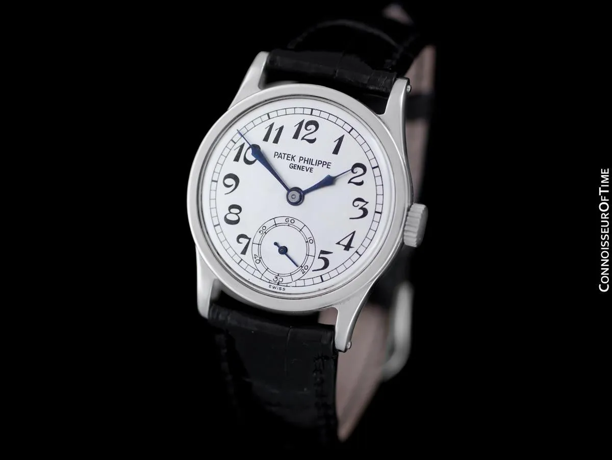1936 Patek Philippe Vintage Calatrava Ref. 96 Mens Watch, Stainless Steel with Extract - The Original