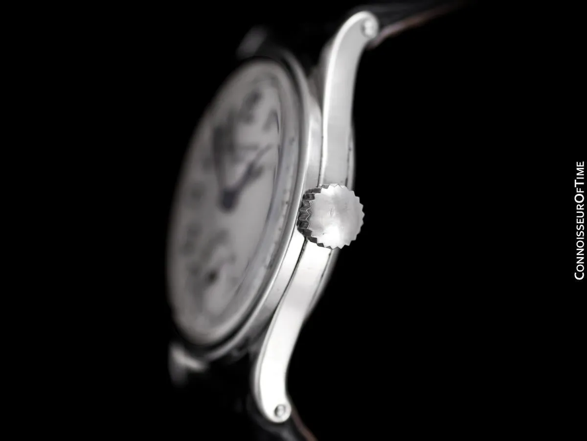 1936 Patek Philippe Vintage Calatrava Ref. 96 Mens Watch, Stainless Steel with Extract - The Original