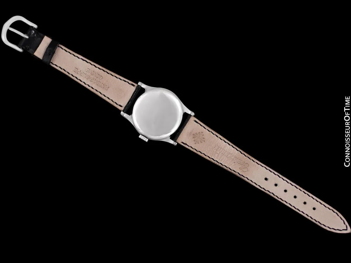 1936 Patek Philippe Vintage Calatrava Ref. 96 Mens Watch, Stainless Steel with Extract - The Original
