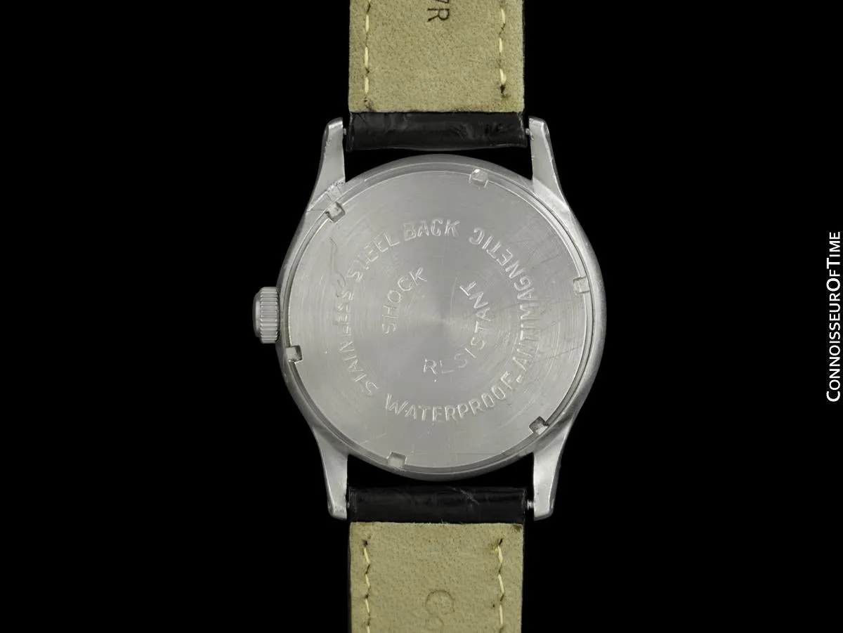 1940 Vacheron & Constantin Vintage WWII Era Military Style Watch - Stainless Steel