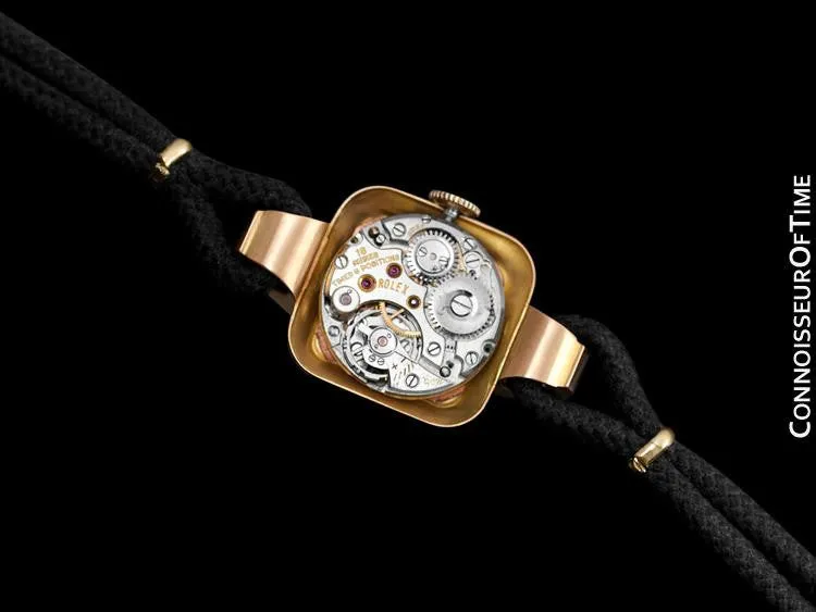 1945 Rolex Vintage Ladies Dress Watch - 18K Rose Gold