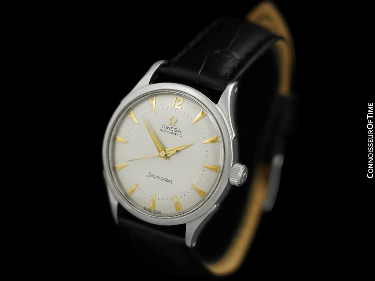 1950 Omega Seamaster Vintage Mens Cal. 351 "Hammer" Automatic Watch - Stainless Steel