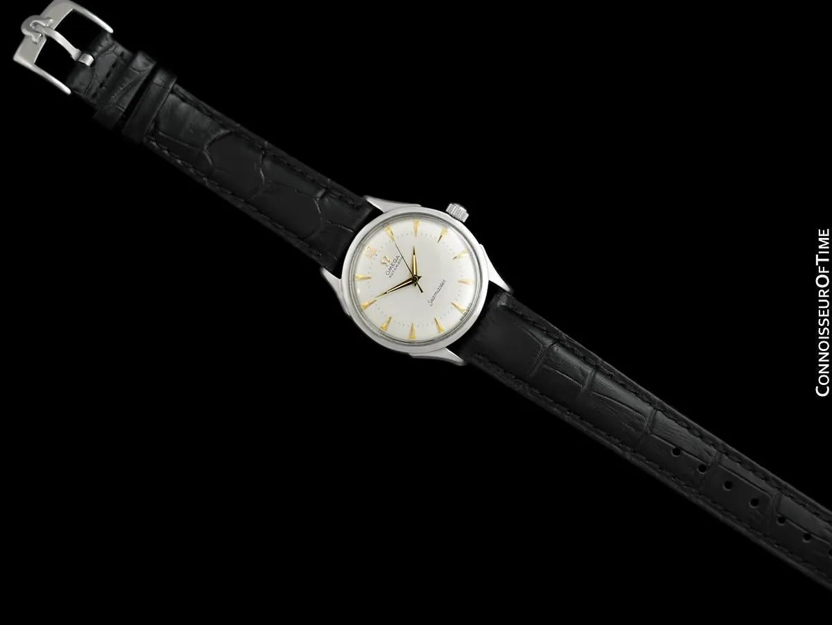 1950 Omega Seamaster Vintage Mens Cal. 351 "Hammer" Automatic Watch - Stainless Steel