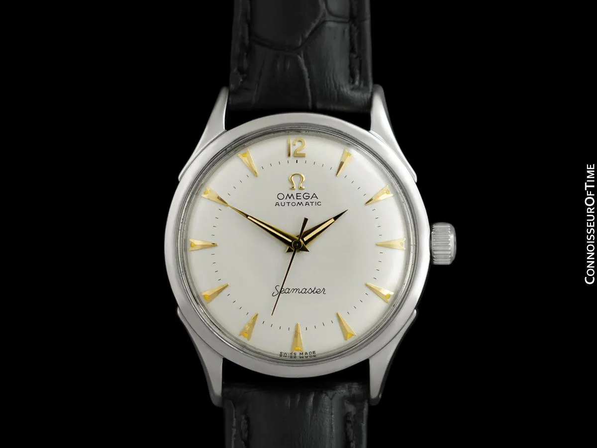 1950 Omega Seamaster Vintage Mens Cal. 351 "Hammer" Automatic Watch - Stainless Steel