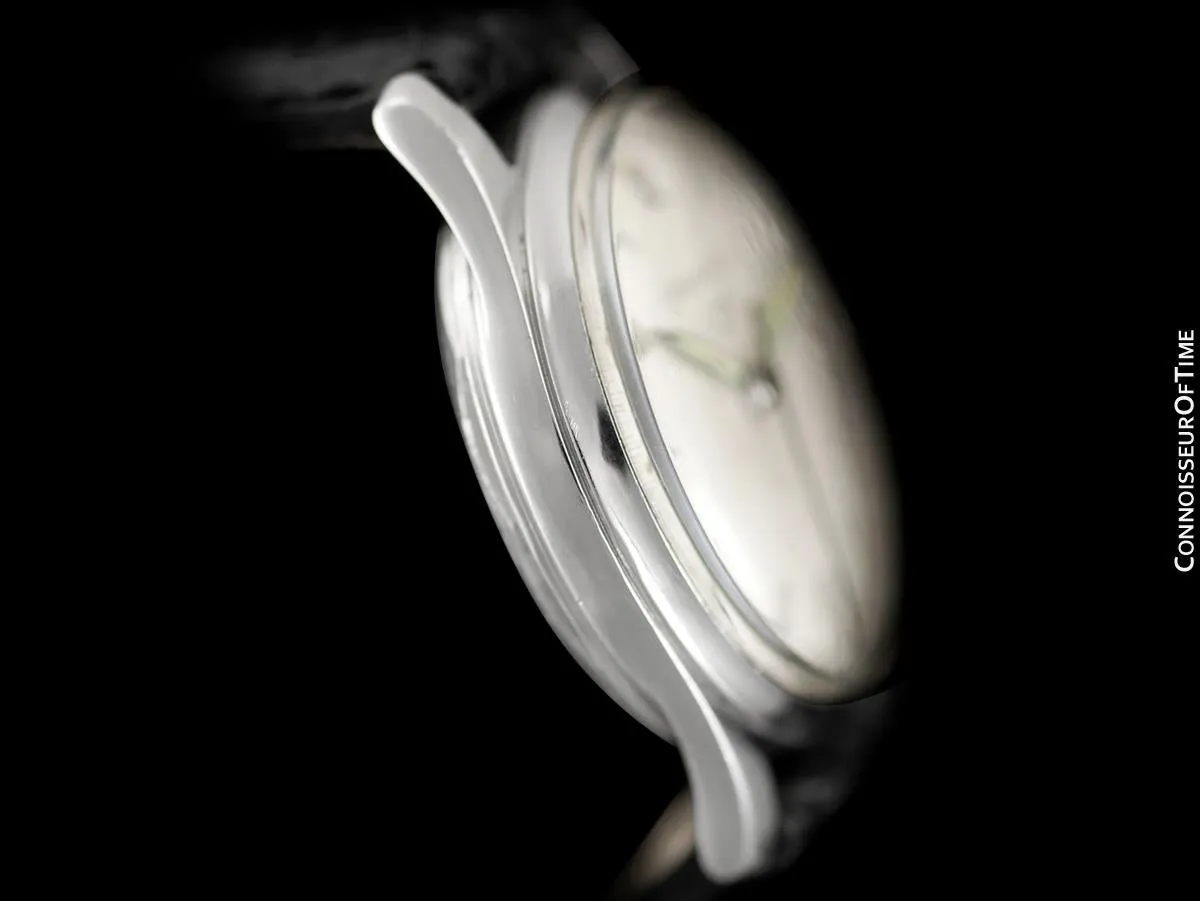 1950's Tiffany & Co. by Cresarrow Classic Vintage Mens Automatic Watch - Stainless Steel