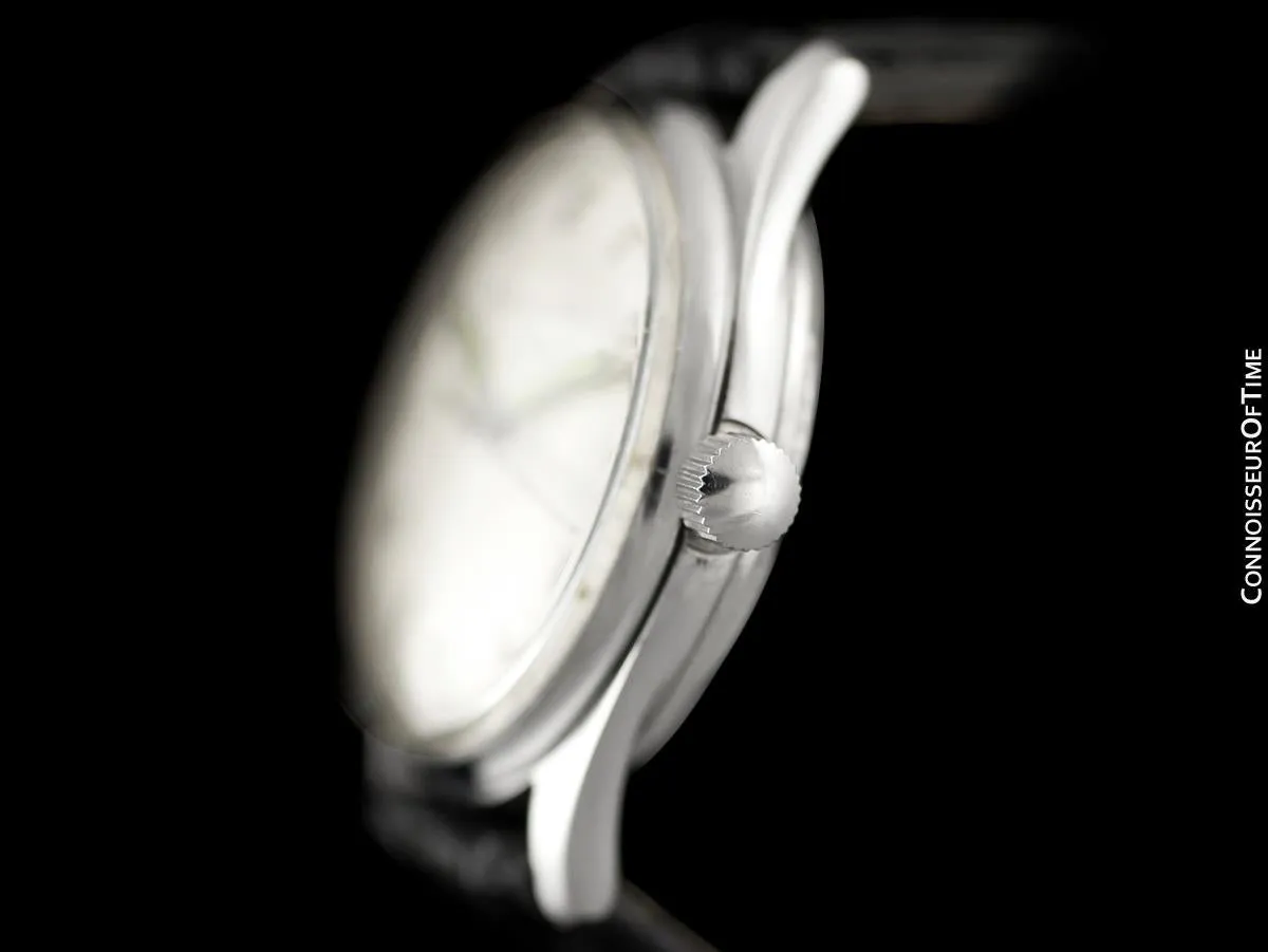 1950's Tiffany & Co. by Cresarrow Classic Vintage Mens Automatic Watch - Stainless Steel