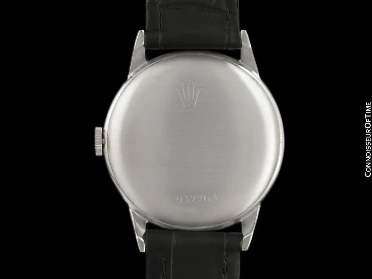 1953 Rolex Precision Vintage Mens Full Size Ref. 9022 Dress Watch - Stainless Steel