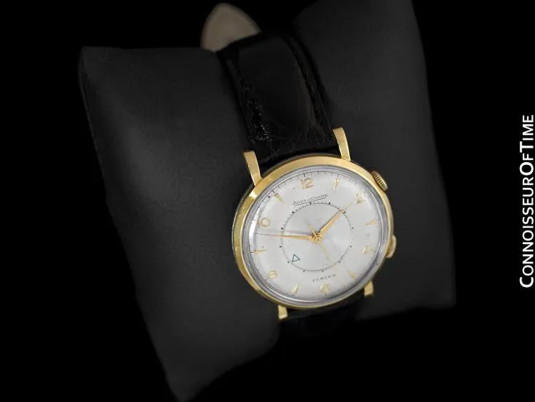 1955 Jaeger-LeCoultre Memovox Alarm Reveil Retailed by Turler - Solid 14K Gold & Stainless Steel