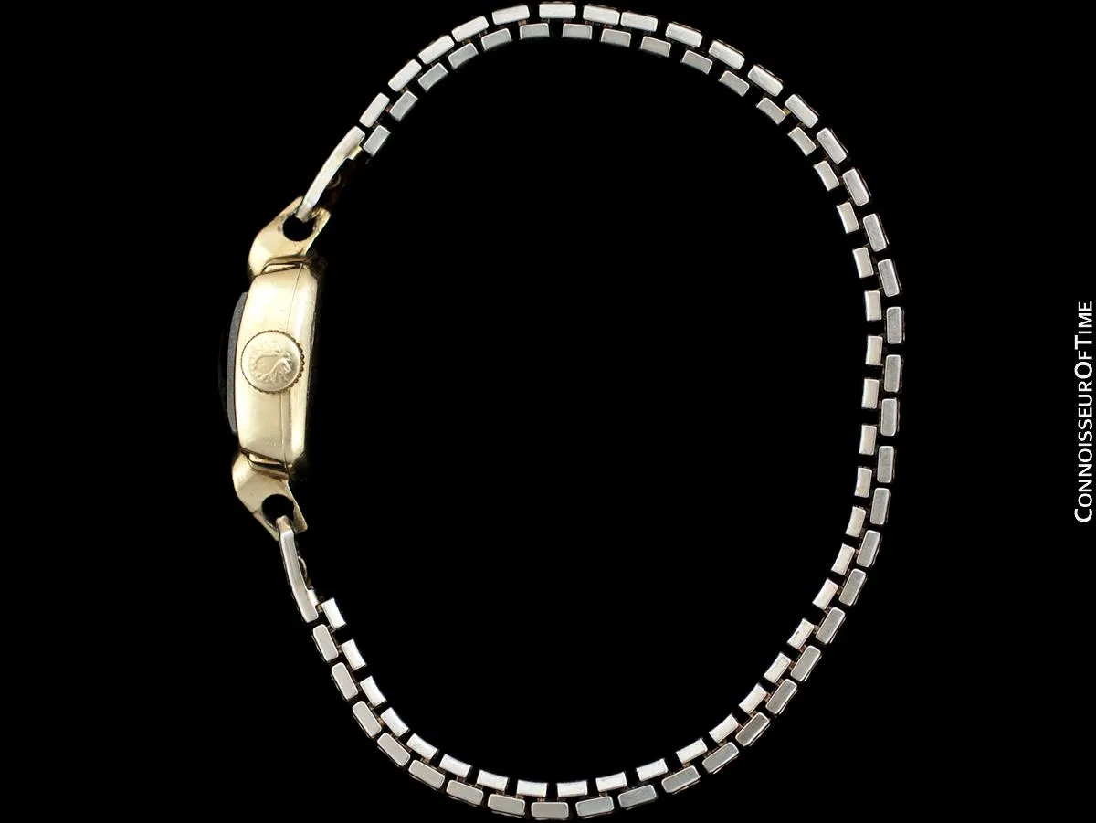 1955 Omega Vintage Ladies Gold Plated Watch - Owned and Worn by Actress Loretta Young