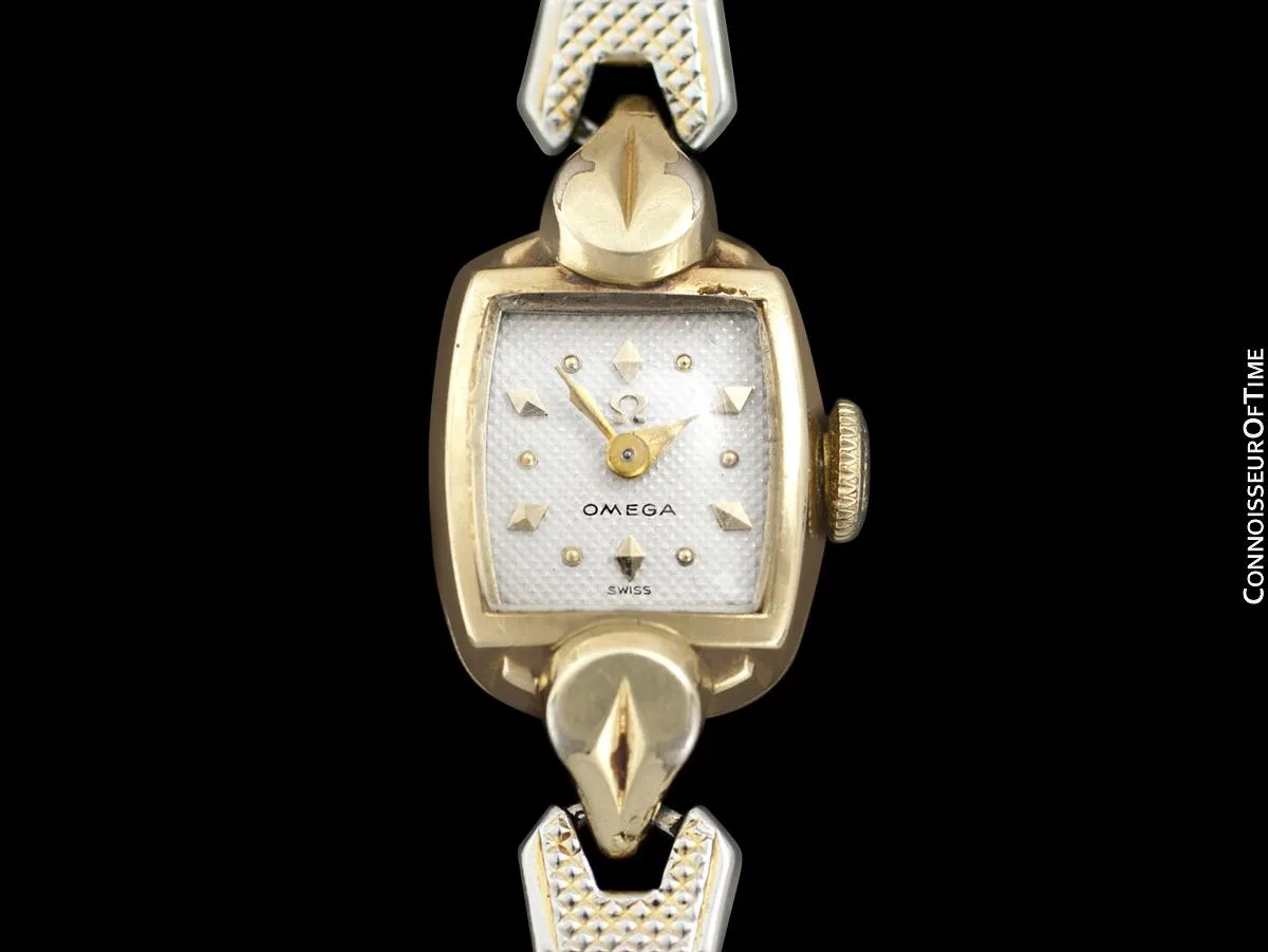 1955 Omega Vintage Ladies Gold Plated Watch - Owned and Worn by Actress Loretta Young