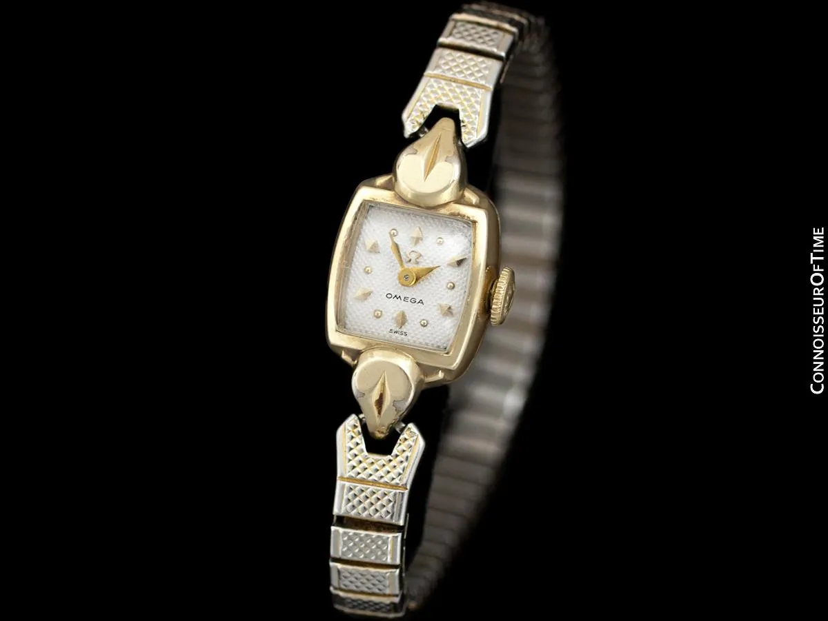 1955 Omega Vintage Ladies Gold Plated Watch - Owned and Worn by Actress Loretta Young