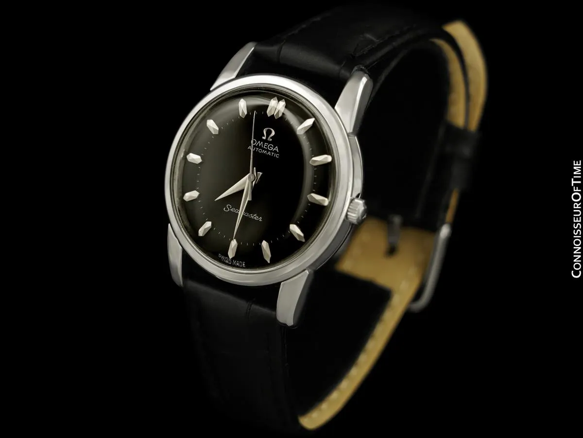 1958 Omega Seamaster Mens Vintage Calatrava Automatic Watch - Stainless Steel