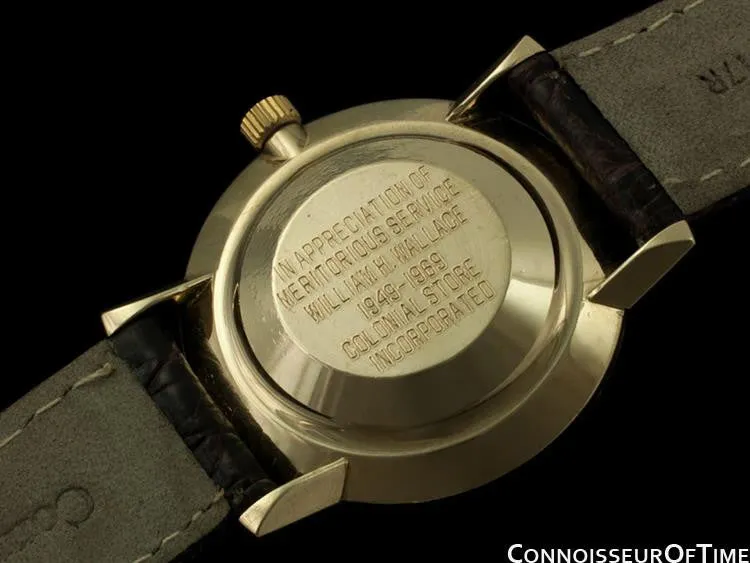 1960's Omega Vintage Midsize Mens Seamaster, Automatic - 14K Gold