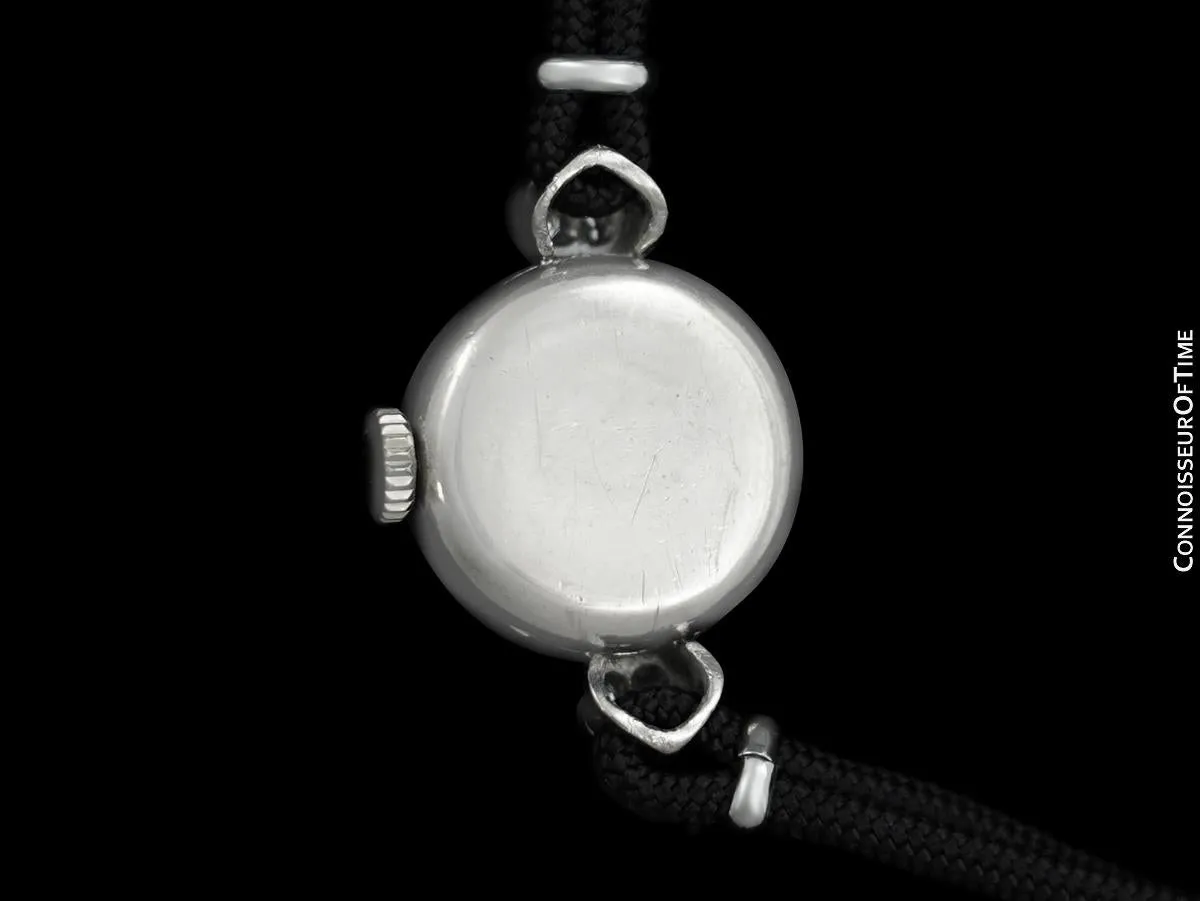 1960's Rolex Vintage Ladies Dress Watch - 18K White Gold & Diamonds