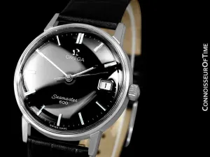 1965 Omega Seamaster 600 Vintage Mens Handwound Watch - Stainless Steel
