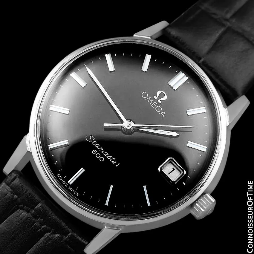 1965 Omega Seamaster 600 Vintage Mens Handwound Watch - Stainless Steel