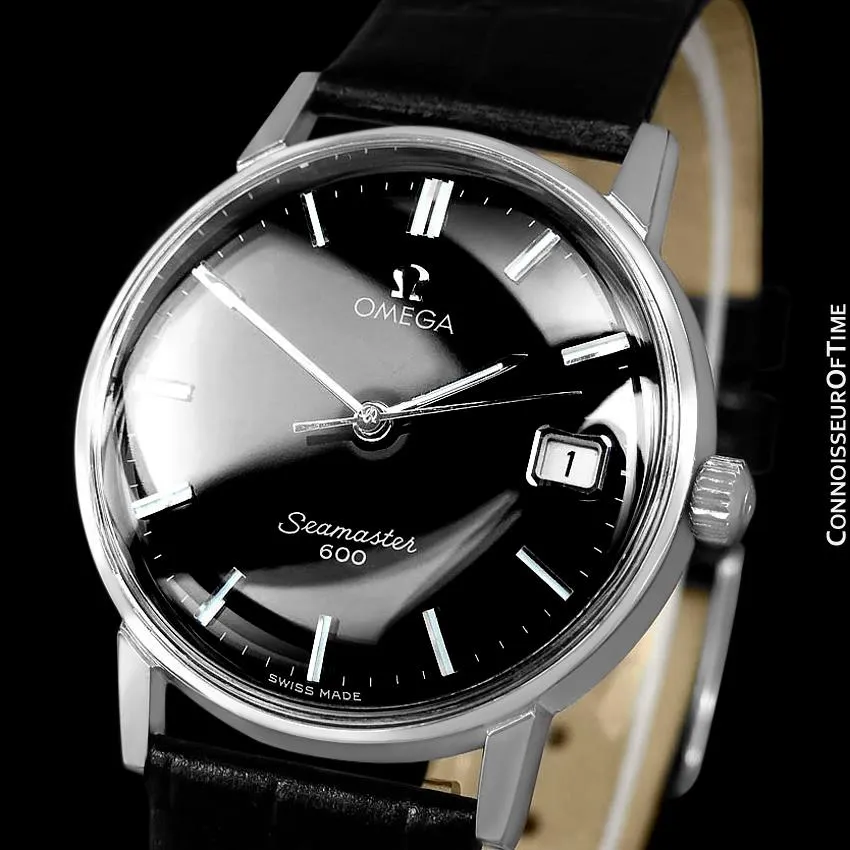 1965 Omega Seamaster 600 Vintage Mens Handwound Watch - Stainless Steel