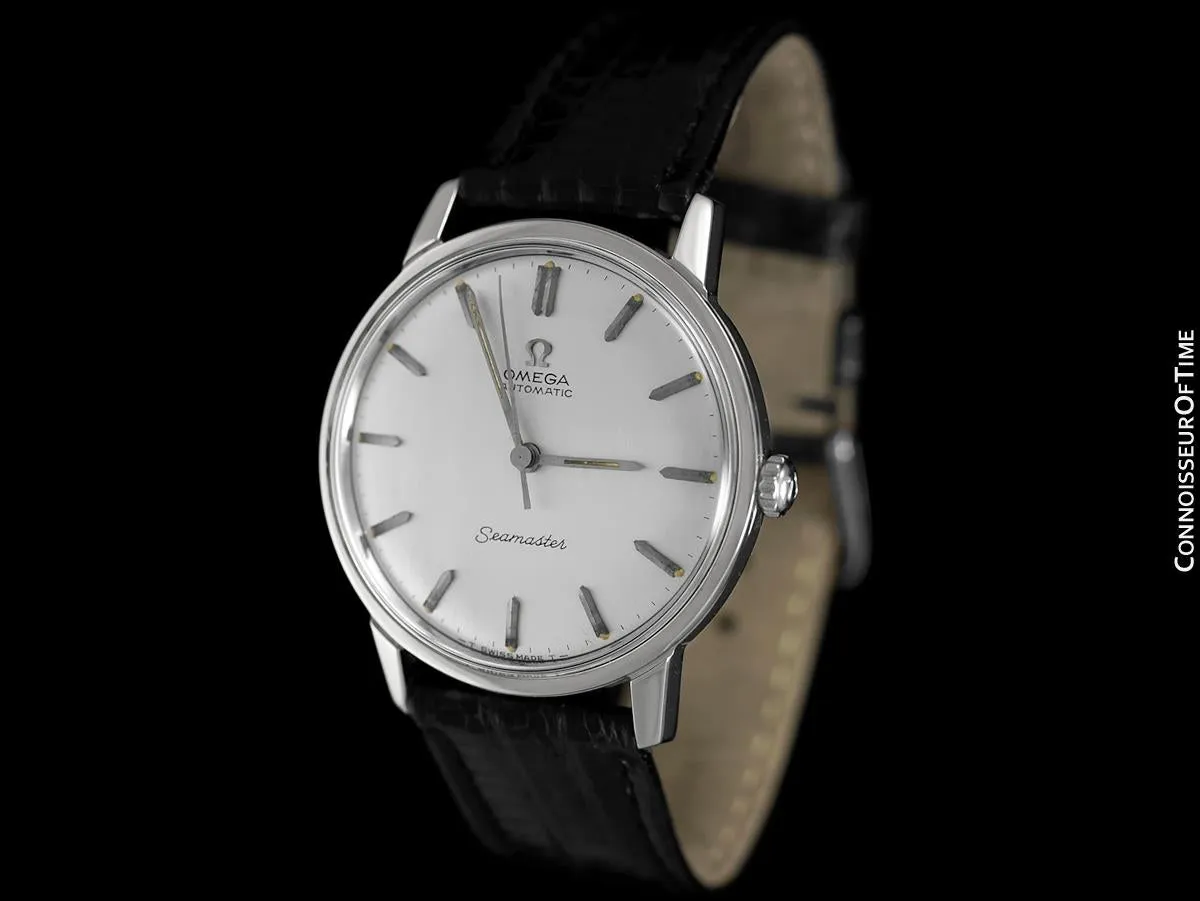 1966 Omega Seamaster Vintage Mens Automatic Caliber 552 Watch - Stainless Steel