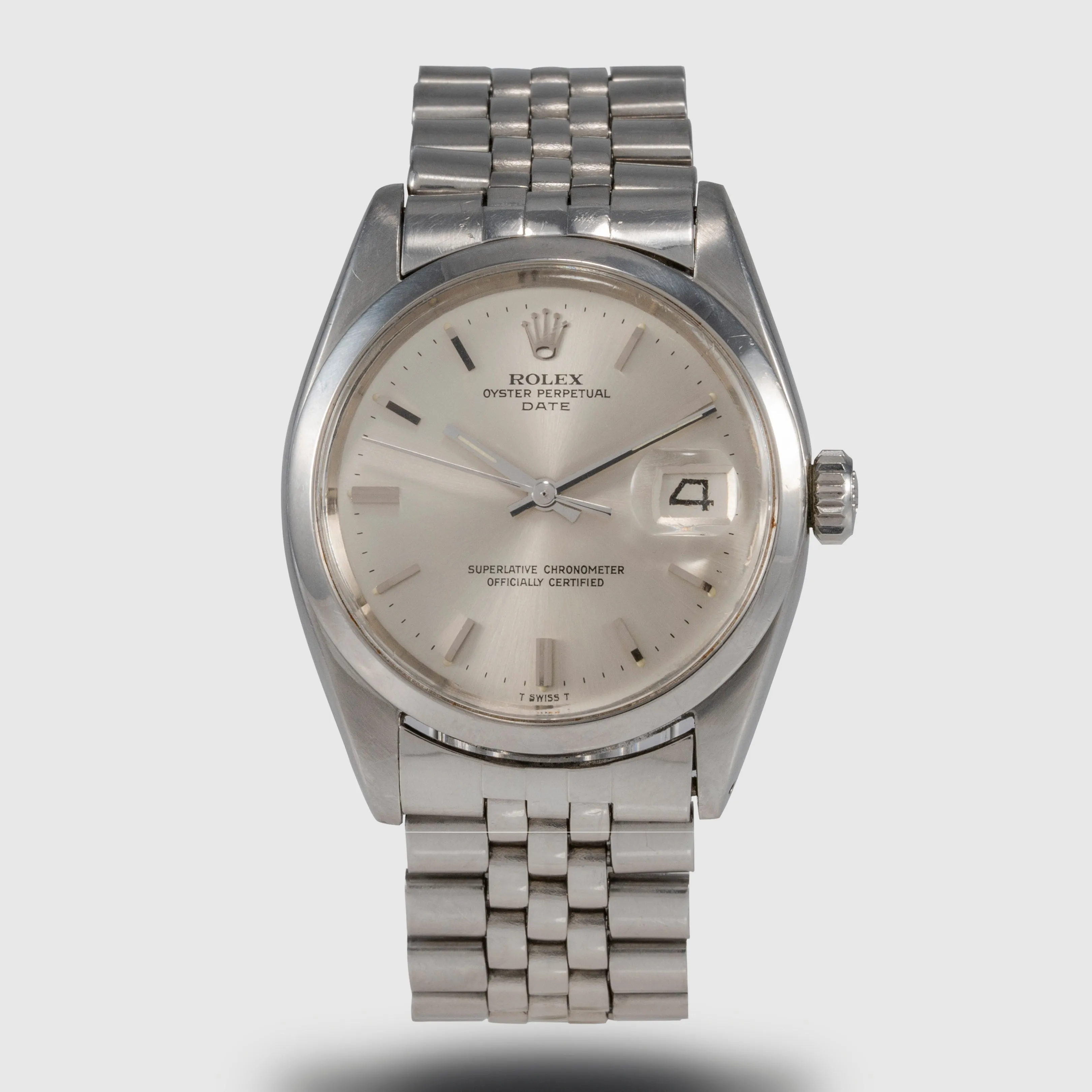 1967 Rolex Date Ref. 1500 (with Warranty and Invoice from Abercrombie & Fitch)