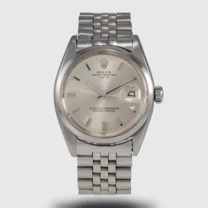 1967 Rolex Date Ref. 1500 (with Warranty and Invoice from Abercrombie & Fitch)