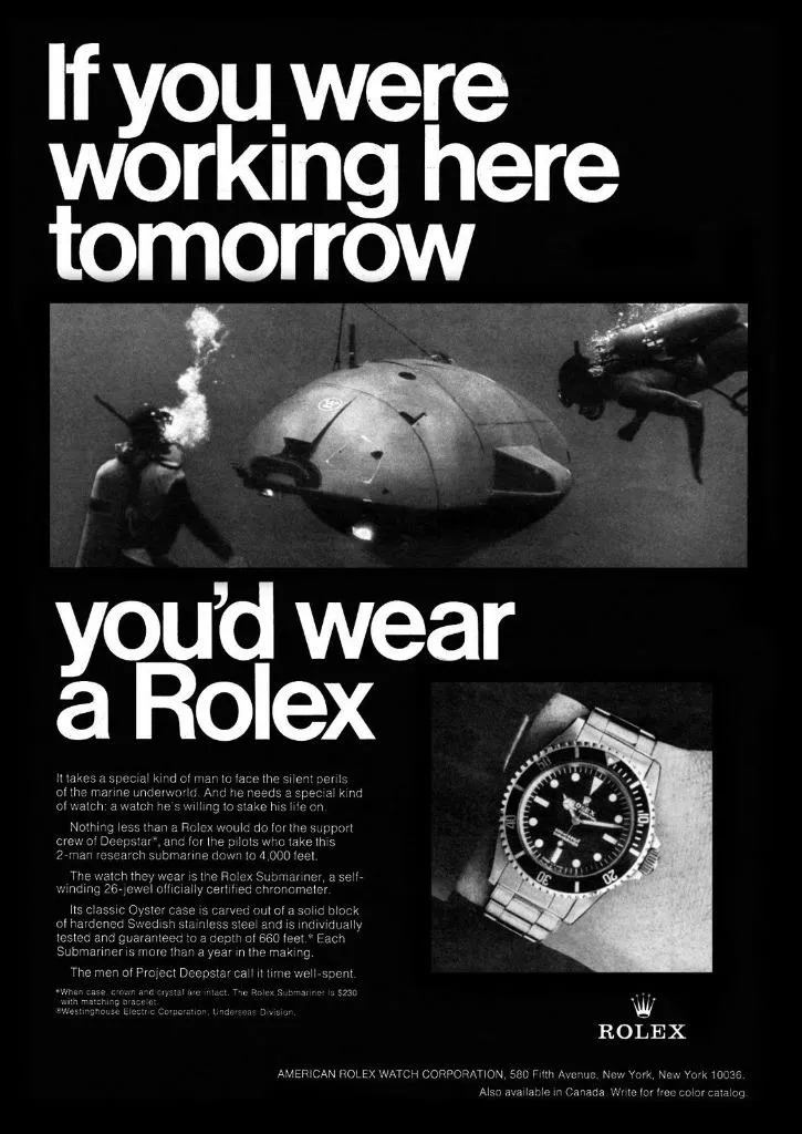 1967 Rolex Submariner Vintage Mens Ref. 5513 Stainless Steel Watch - Meters First