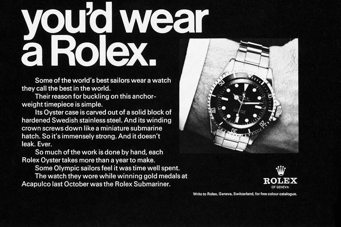 1967 Rolex Submariner Vintage Mens Ref. 5513 Stainless Steel Watch - Meters First