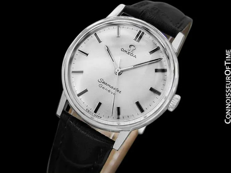 1968 Omega Seamaster (600) Geneve Vintage Mens Handwound Watch - Stainless Steel