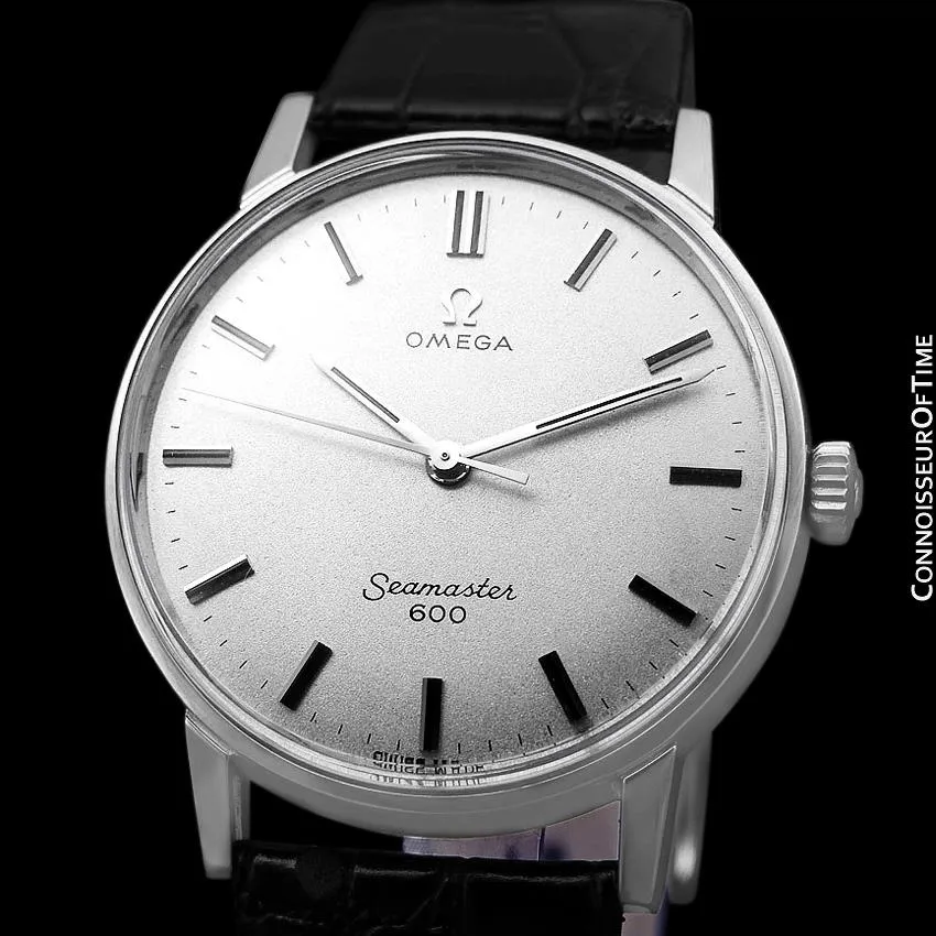 1968 Omega Seamaster 600 Vintage Mens Handwound Watch - Stainless Steel