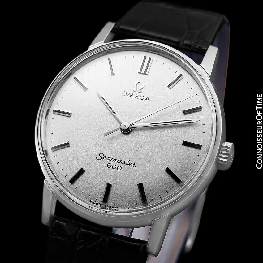 1968 Omega Seamaster 600 Vintage Mens Handwound Watch - Stainless Steel