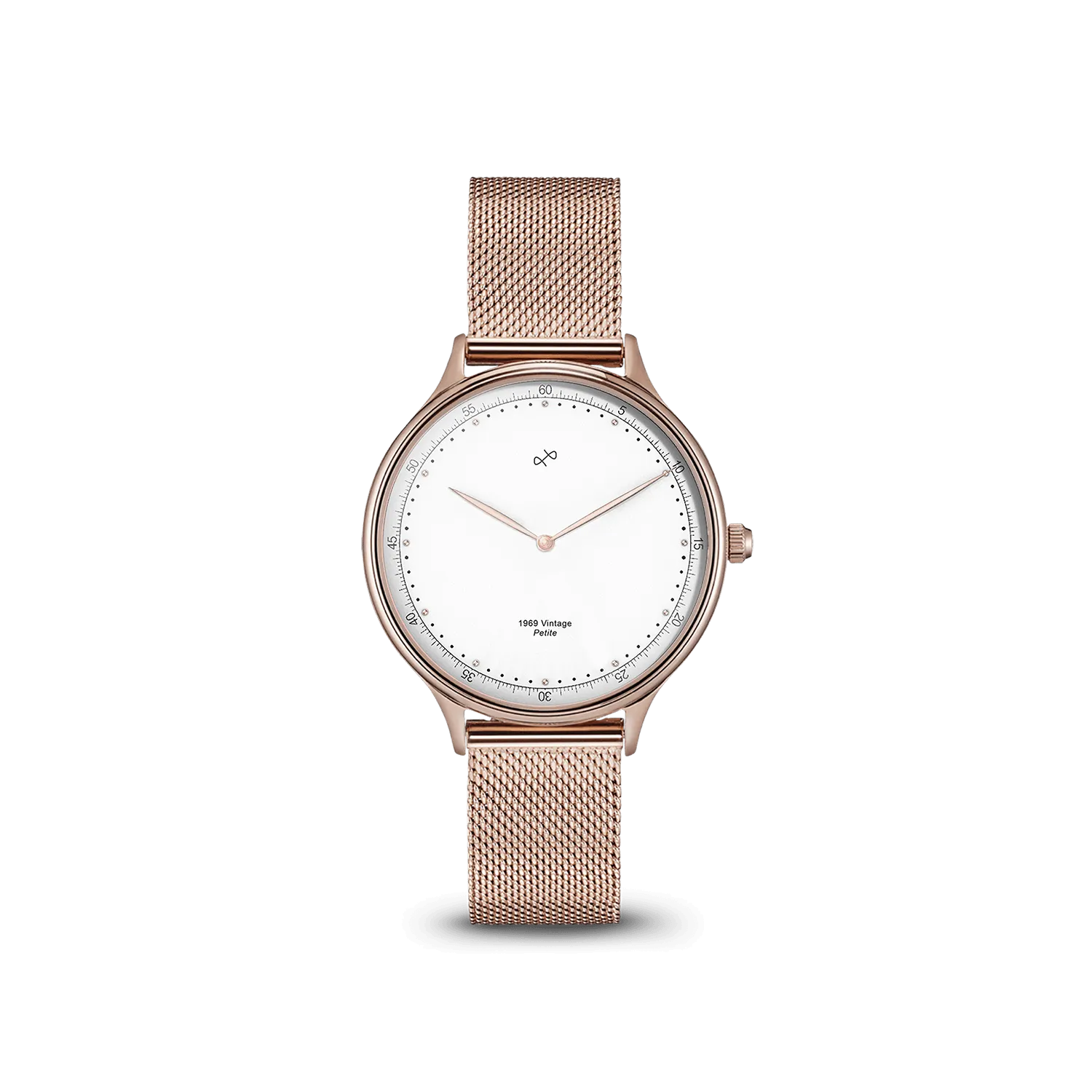 1969 Petite, Rose Gold / White