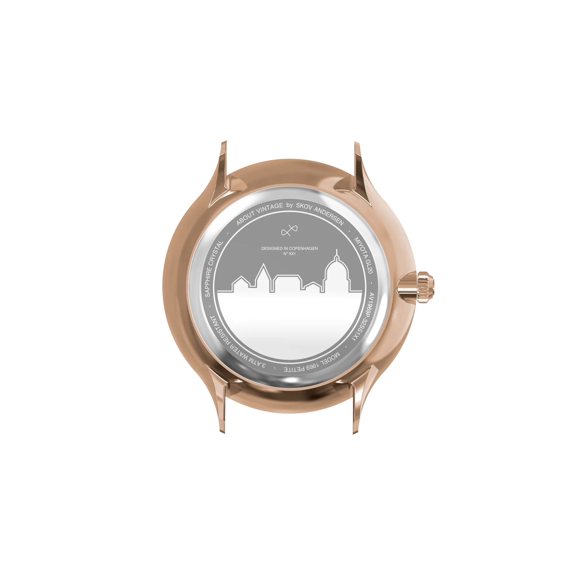 1969 Petite, Rose Gold / White