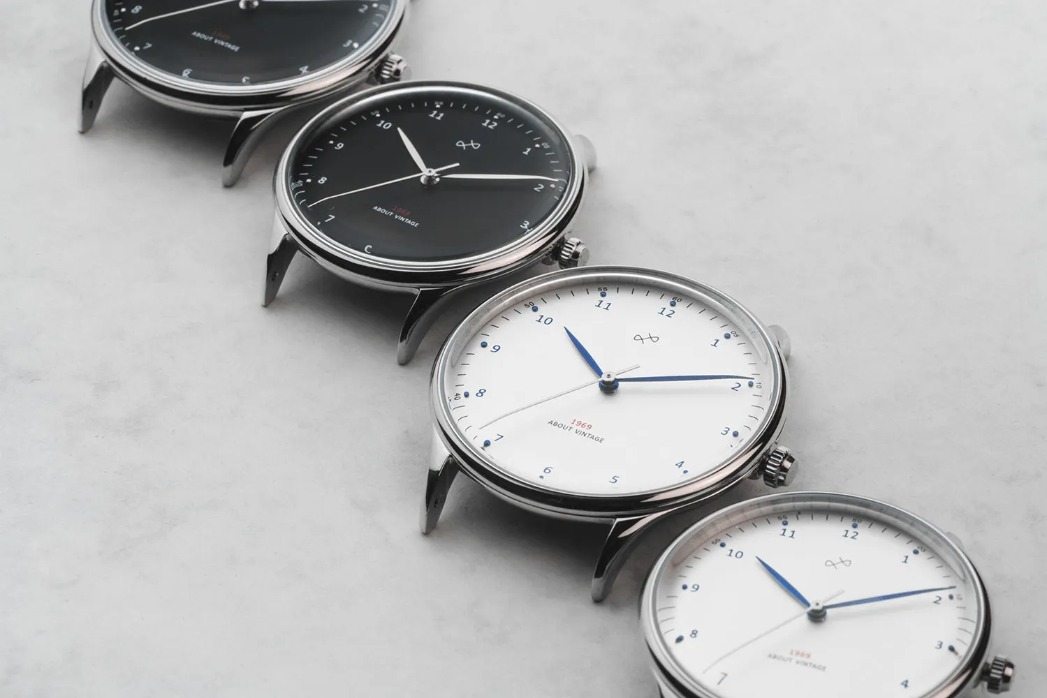 1969 Vintage, Steel / Black – 36mm