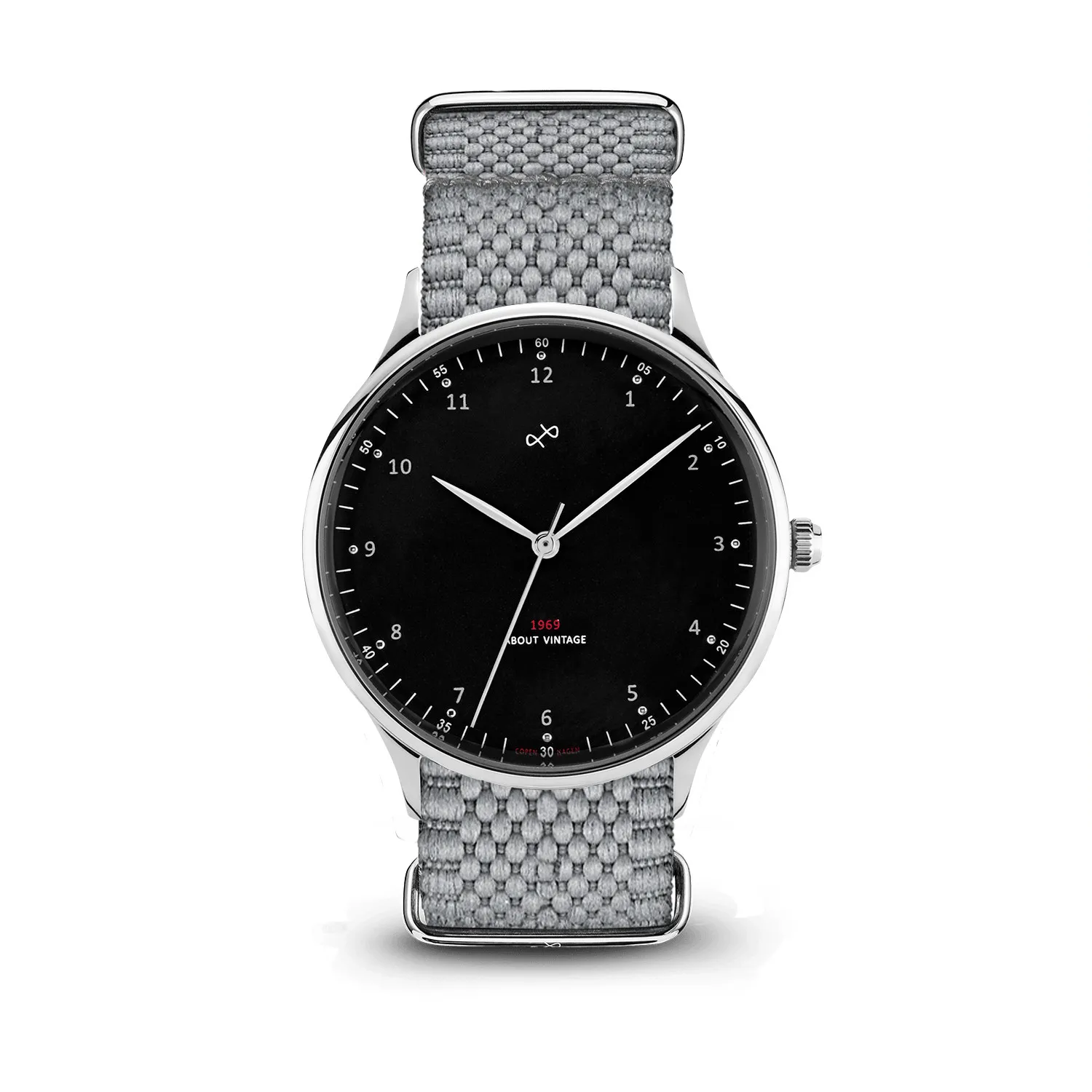 1969 Vintage, Steel / Black – 36mm