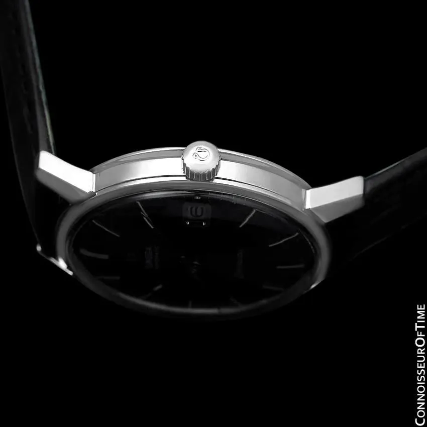 1970 Omega Seamaster Mens Vintage Watch with 565 Movement, Automatic, Quick-Setting Date - Stainless Steel