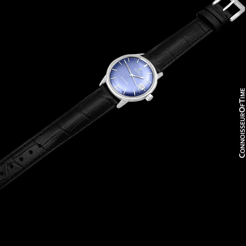 1970 Omega Seamaster Mens Vintage Watch with 565 Movement, Automatic, Quick-Setting Date - Stainless Steel