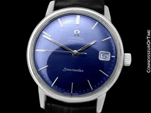 1970 Omega Seamaster Mens Vintage Watch with 565 Movement, Automatic, Quick-Setting Date - Stainless Steel
