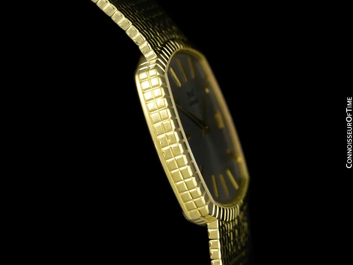 1970's Piaget Vintage Mens Ultra Thin Automatic Watch with Award Winning 12P Movement - 18K Gold