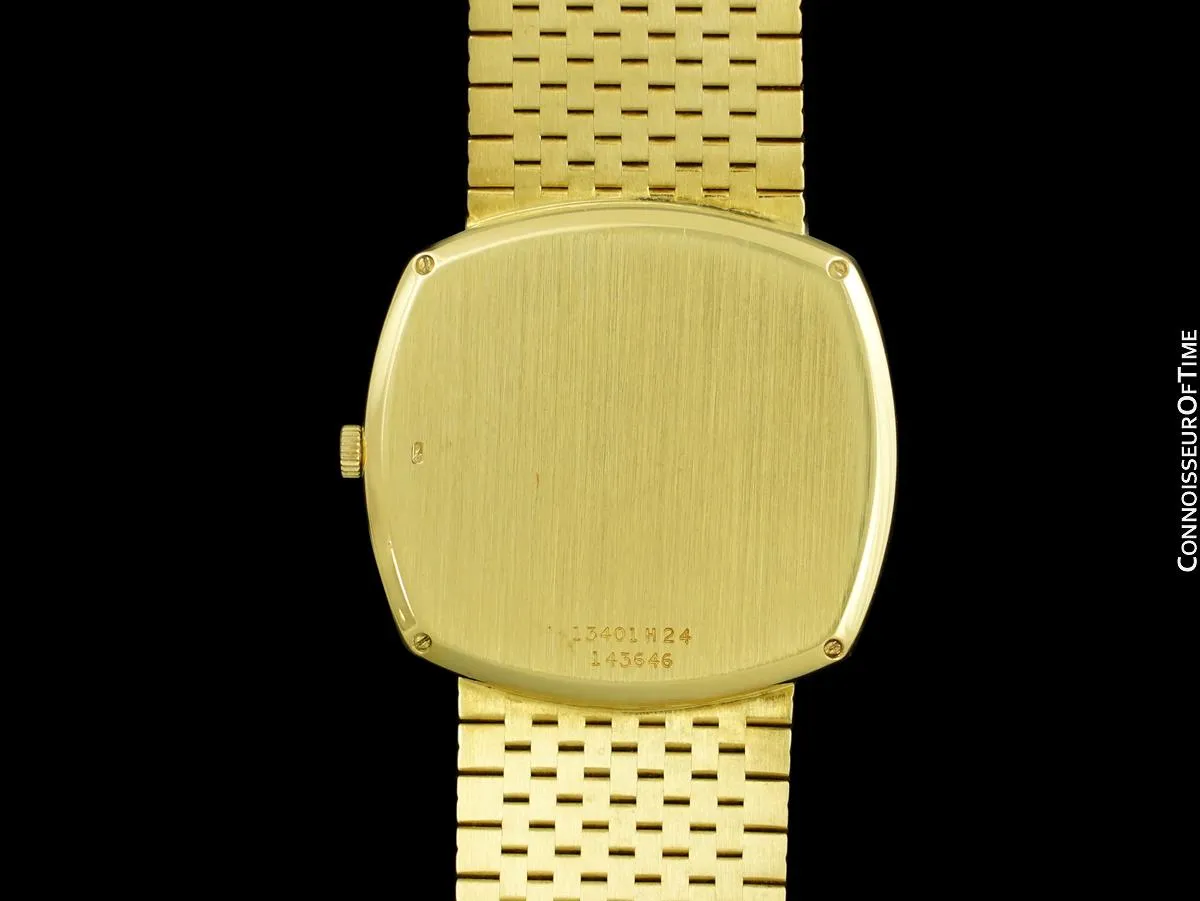 1970's Piaget Vintage Mens Ultra Thin Automatic Watch with Award Winning 12P Movement - 18K Gold