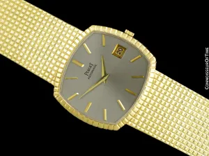 1970's Piaget Vintage Mens Ultra Thin Automatic Watch with Award Winning 12P Movement - 18K Gold